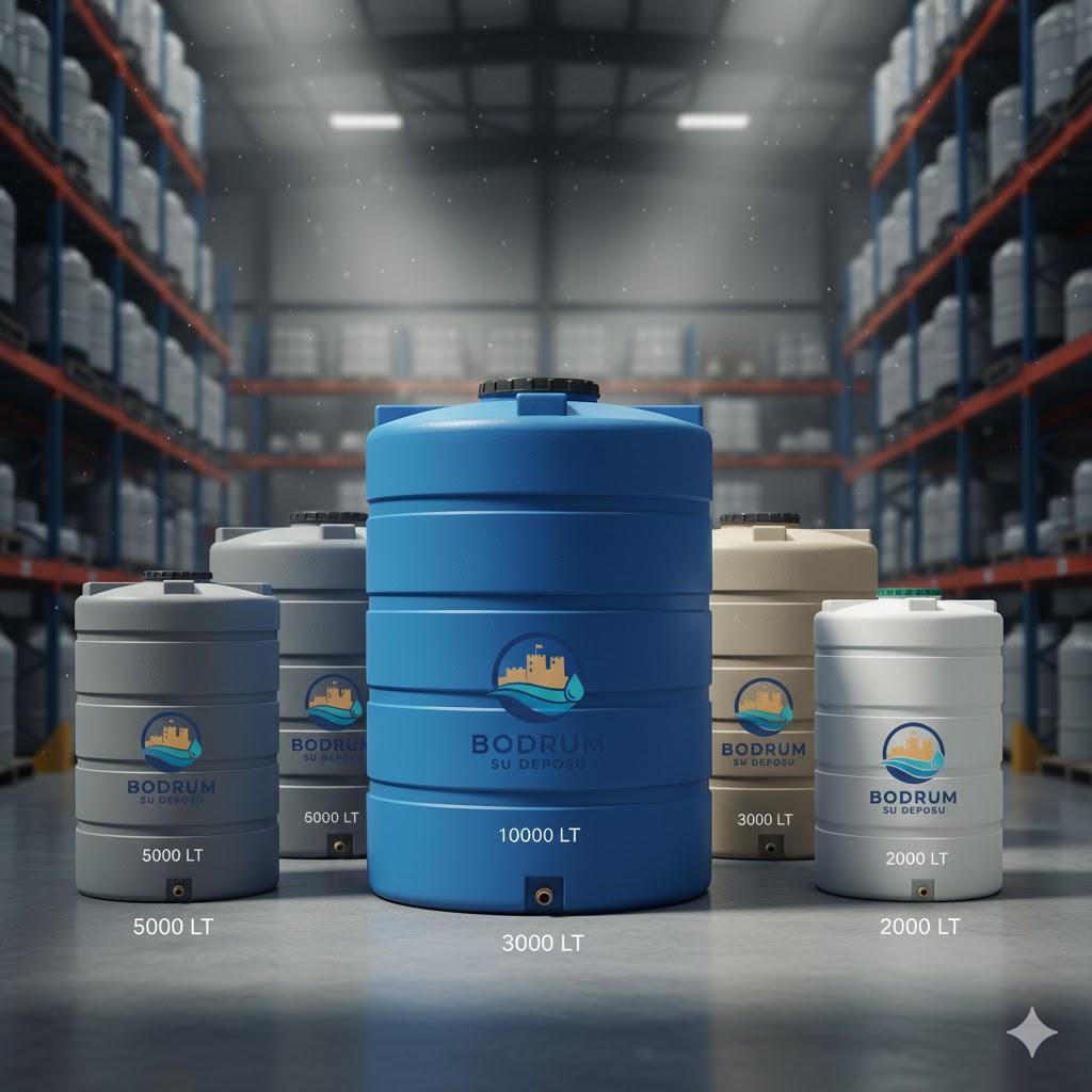 10 tonluk büyük kapasiteli su deposu